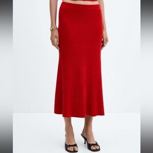 MANGO Presley Knit Skirt -Size Medium